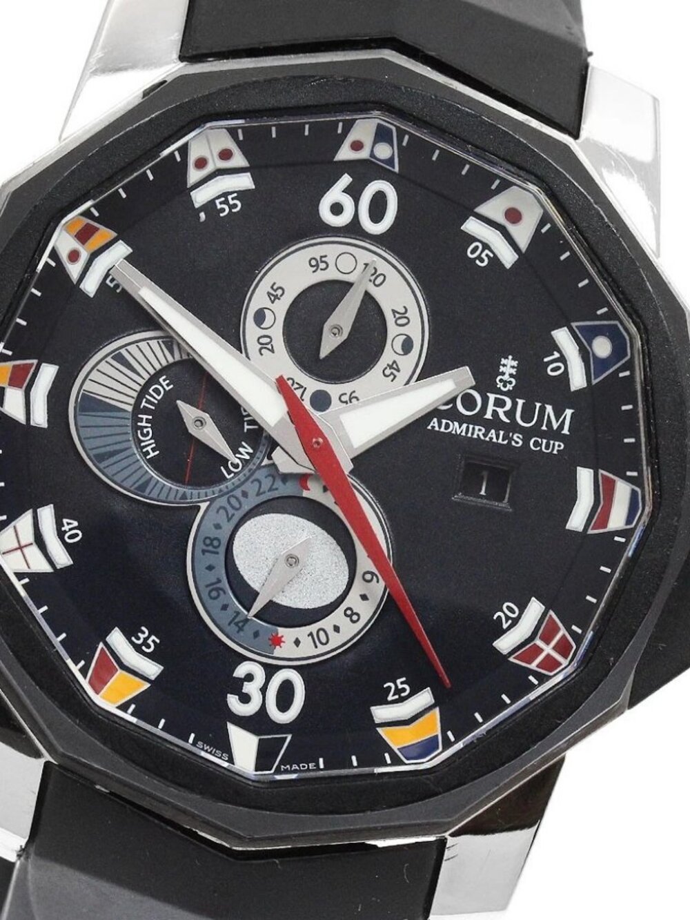 CORUM Admirals Cup Mare 48 01.0005 Black Dial Automatic Men's Watch_942556